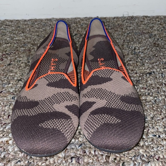 Womens ROTHY’S Camo Print Loafers, EUC Limited Edition Style/Color - Picture 1 of 10